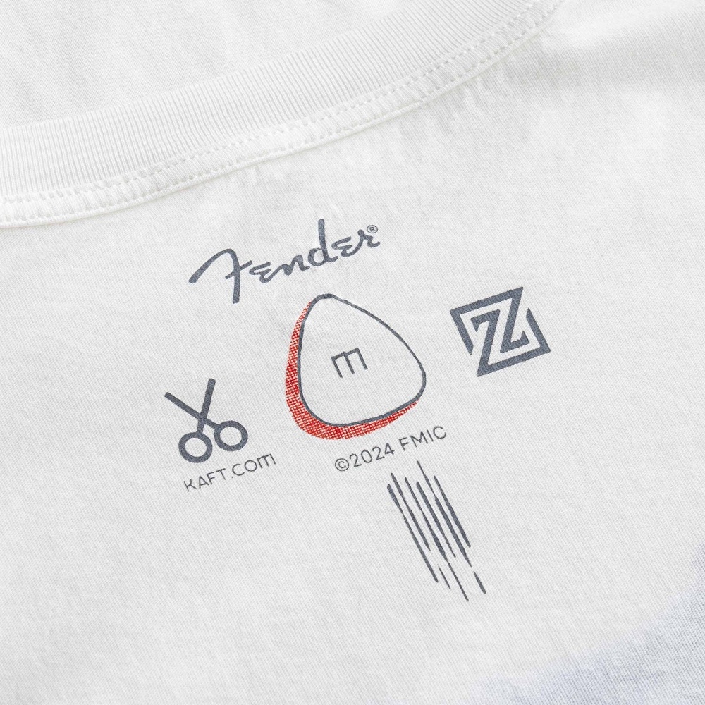 KAFT X FENDER X ZUHAL Lead Time - Off White - Tasarım T-Shirt